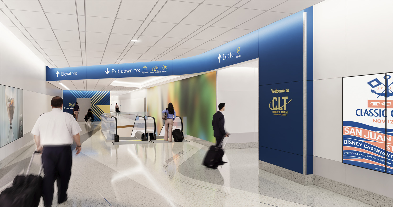 Charlotte Douglas International Airport (CLT) Terminal Lobby Expansion Designed by Gresham Smith