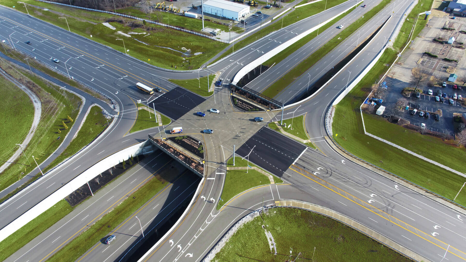 a single-point intersection at KY 237