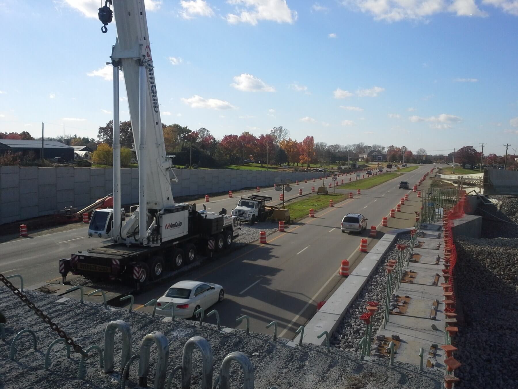 a road under construction on KY 237