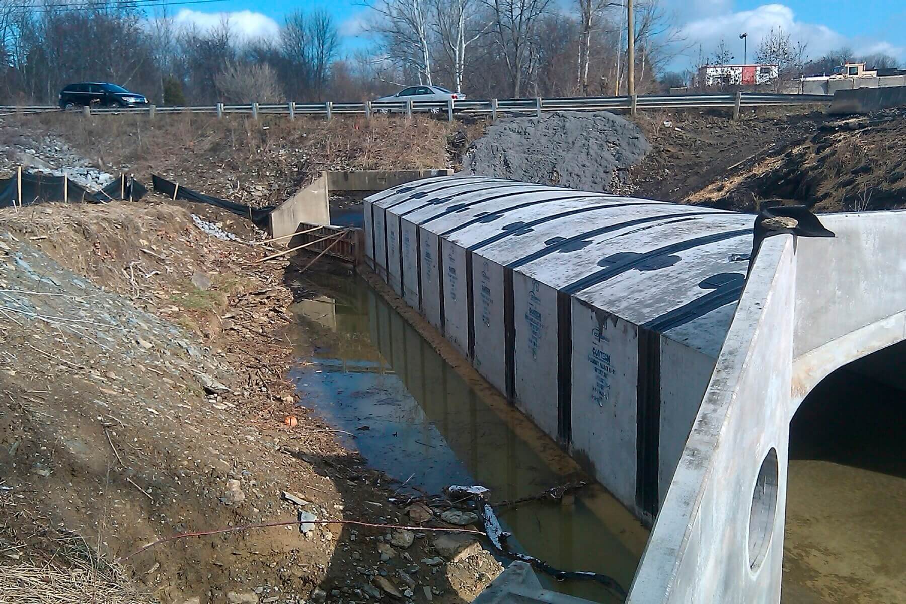 drainage pipes on KY 237