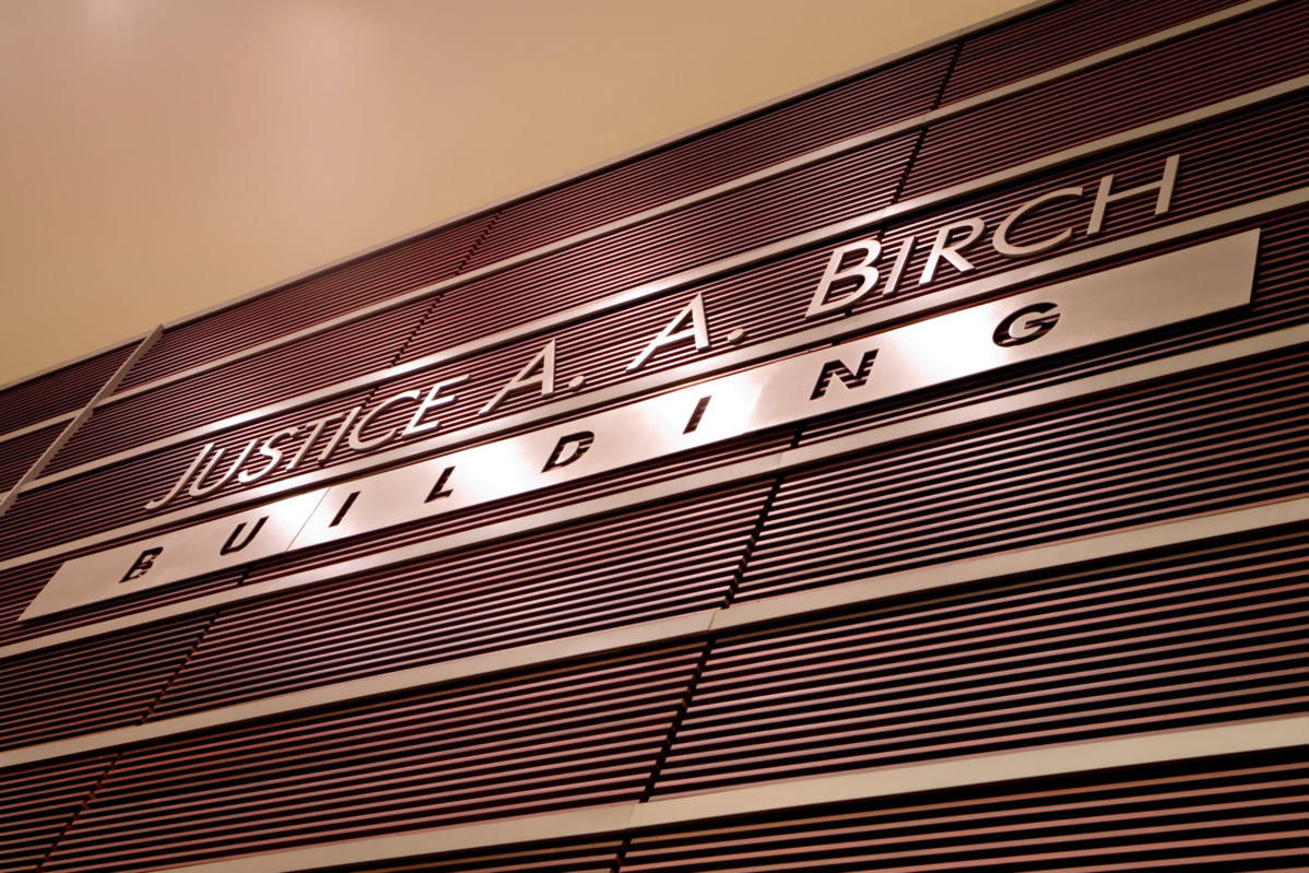 name sign on a wall