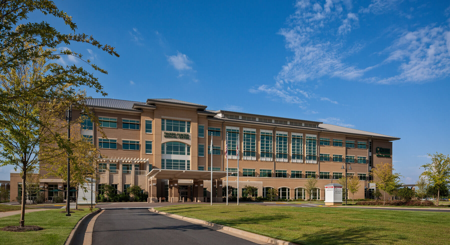 the exterior of the building during the day