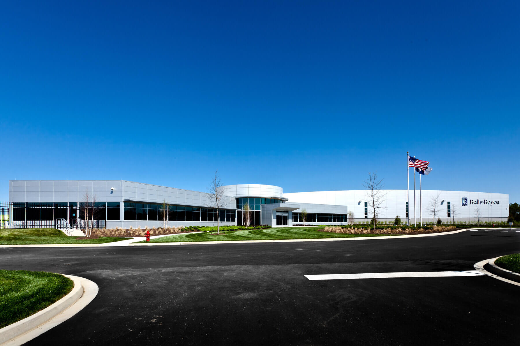 an image of the Rolls Royce Crosspointe aerospace facility