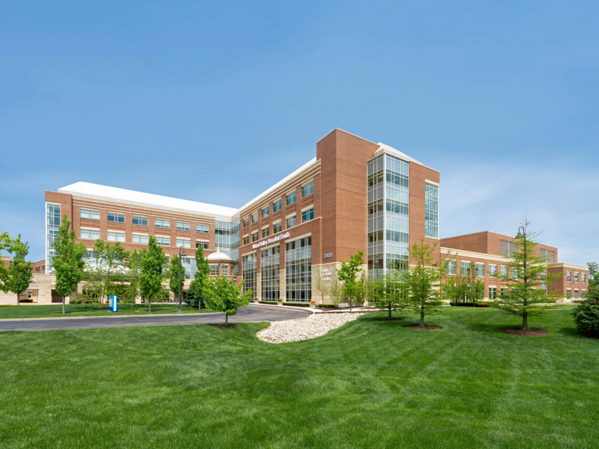 exterior of the orthopedic center addition