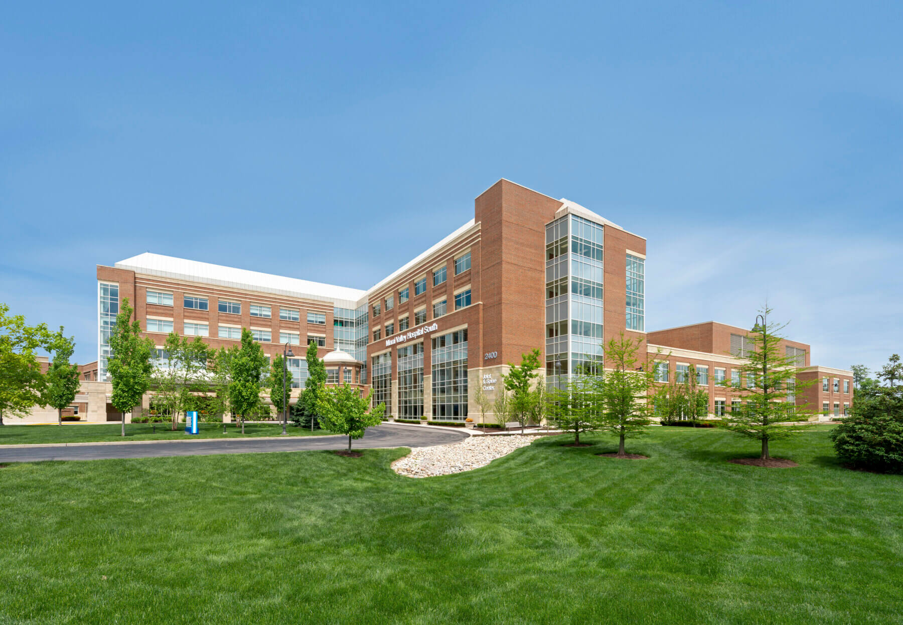 exterior of the orthopedic center addition
