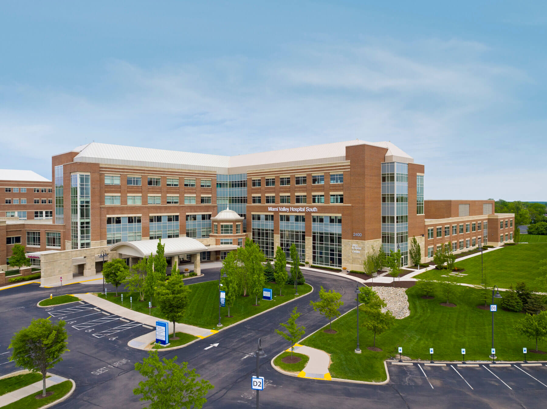 exterior of the orthopedic center addition