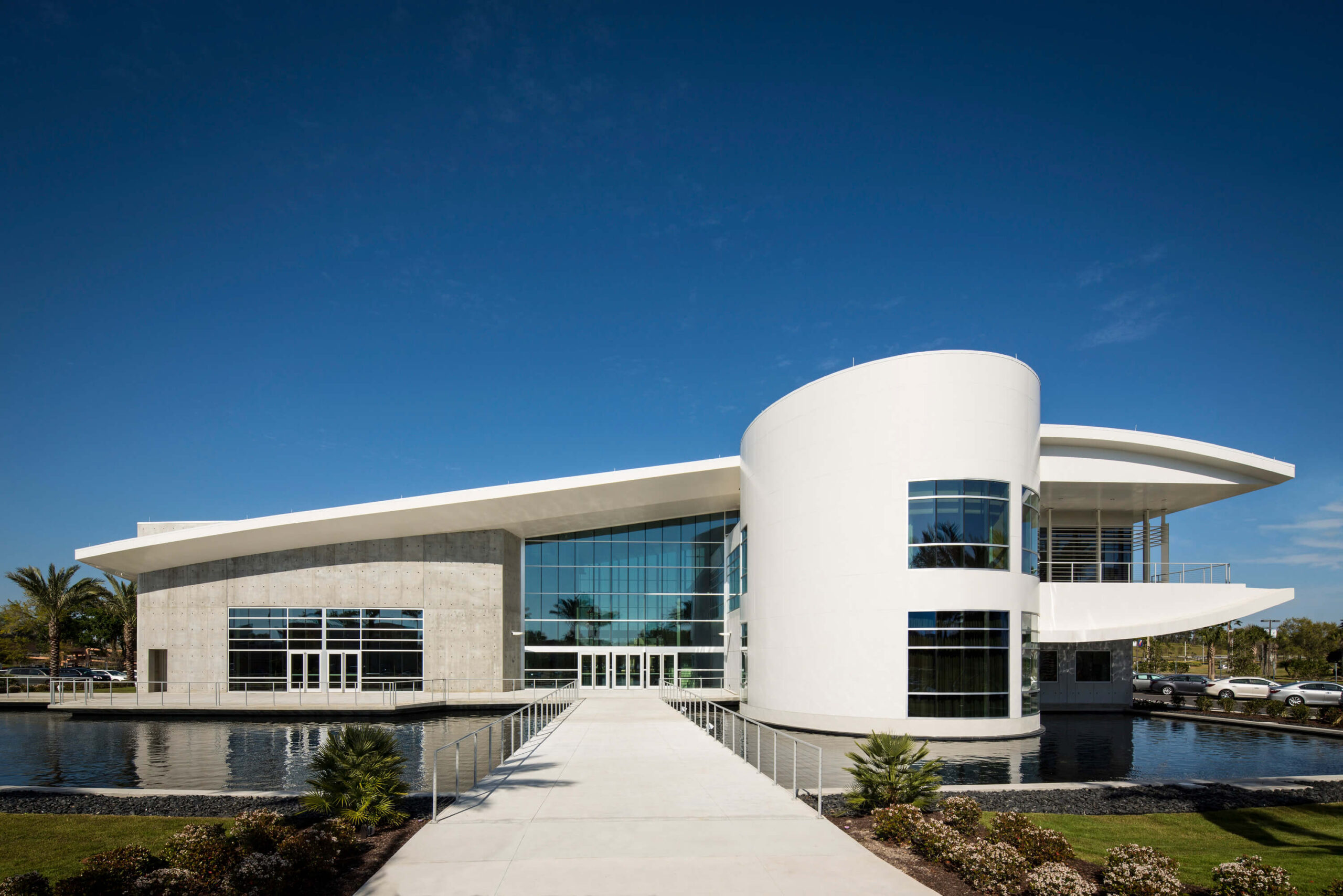 Exterior of welcome center