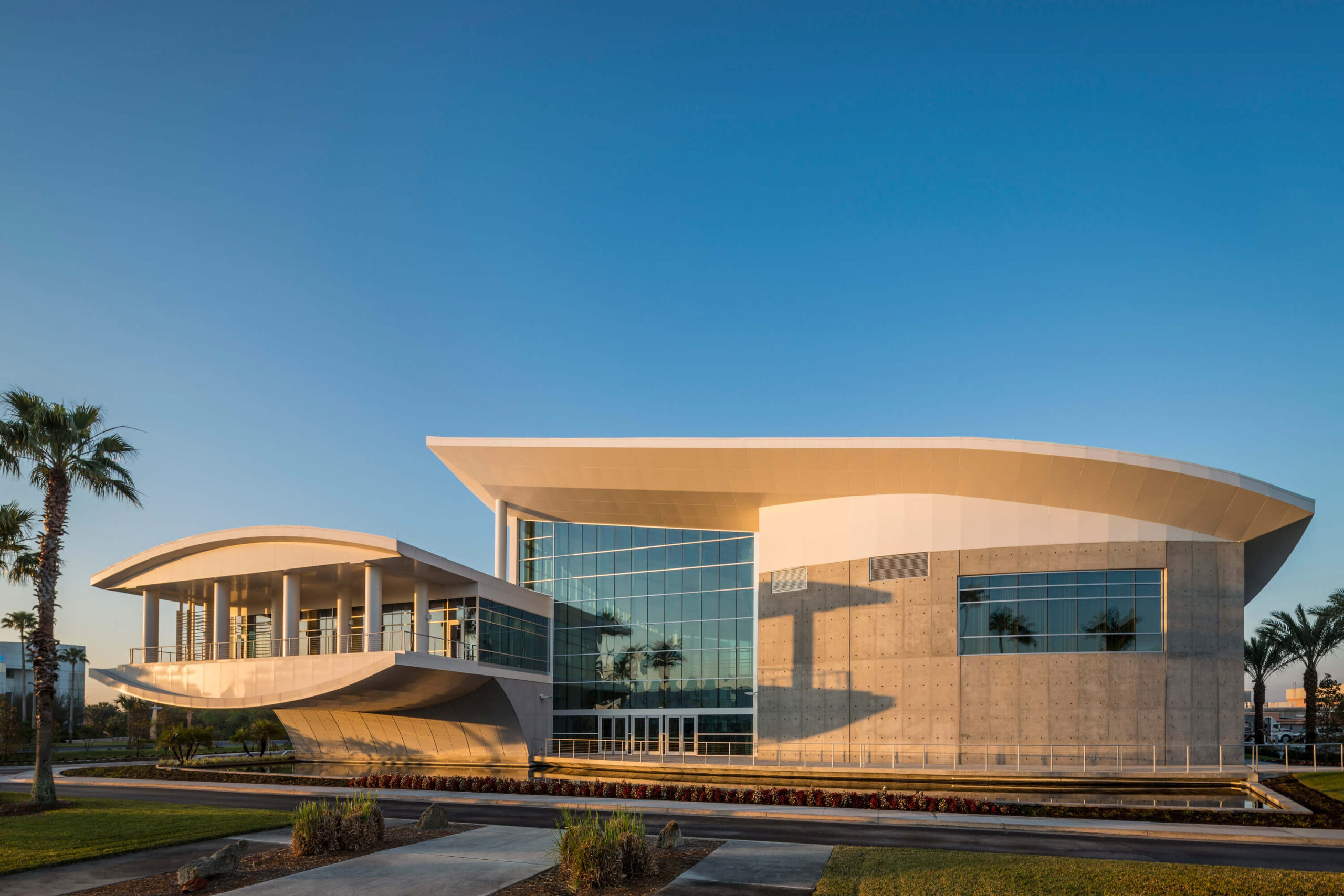 Exterior of welcome center