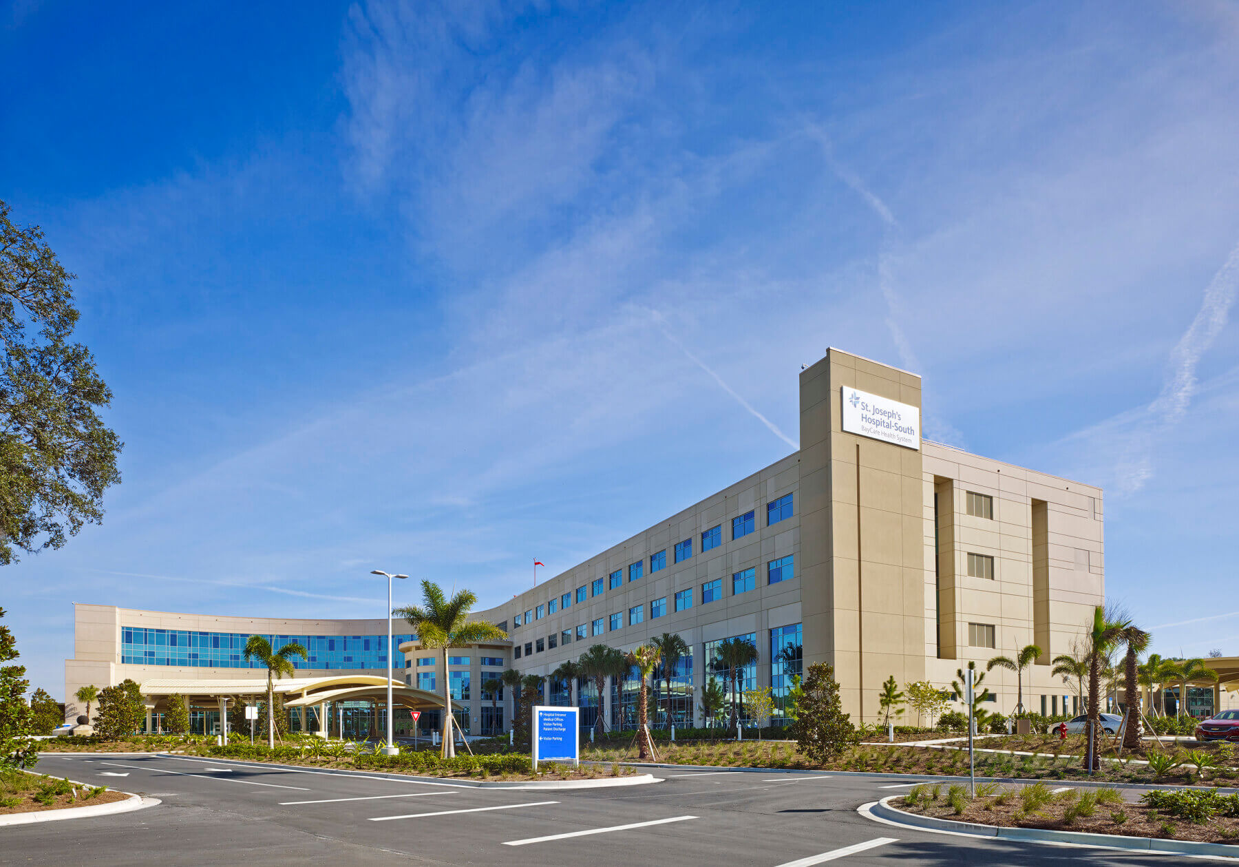 exterior and parking lot