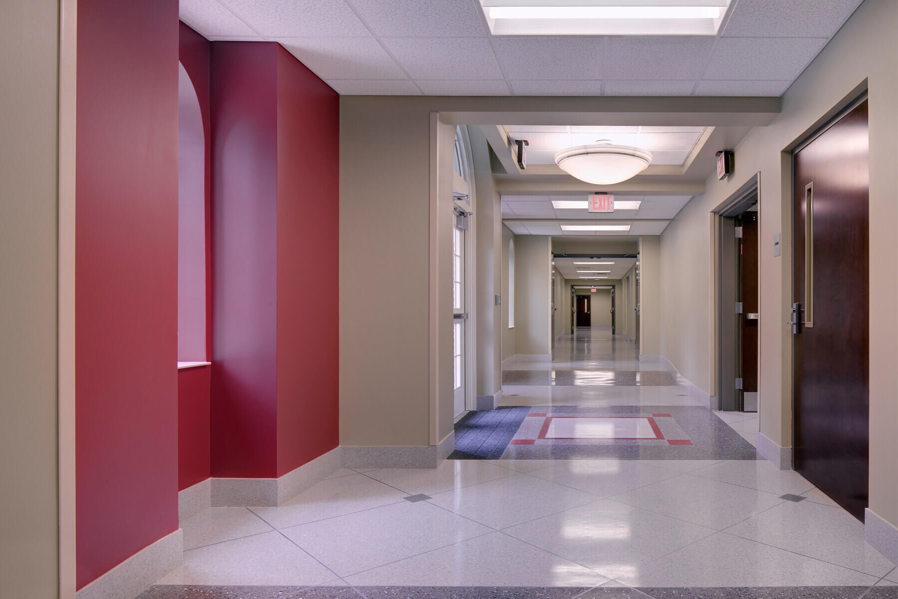 Interior of Moore Hall