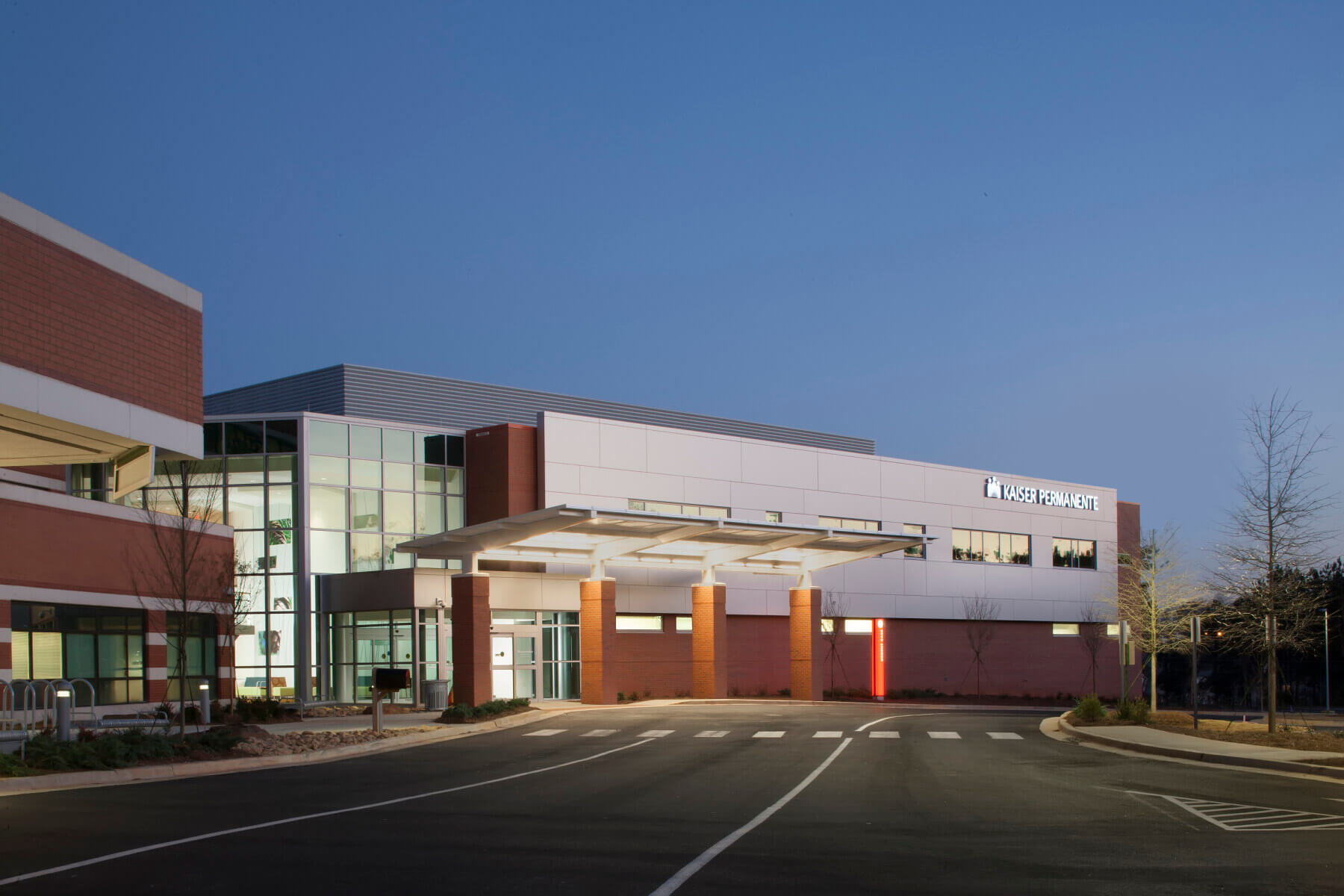 exterior at night