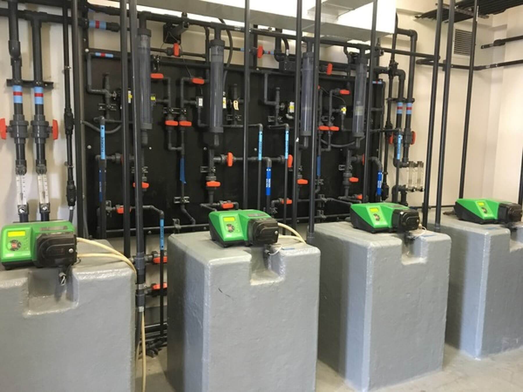 Polyphosphate system at plant.