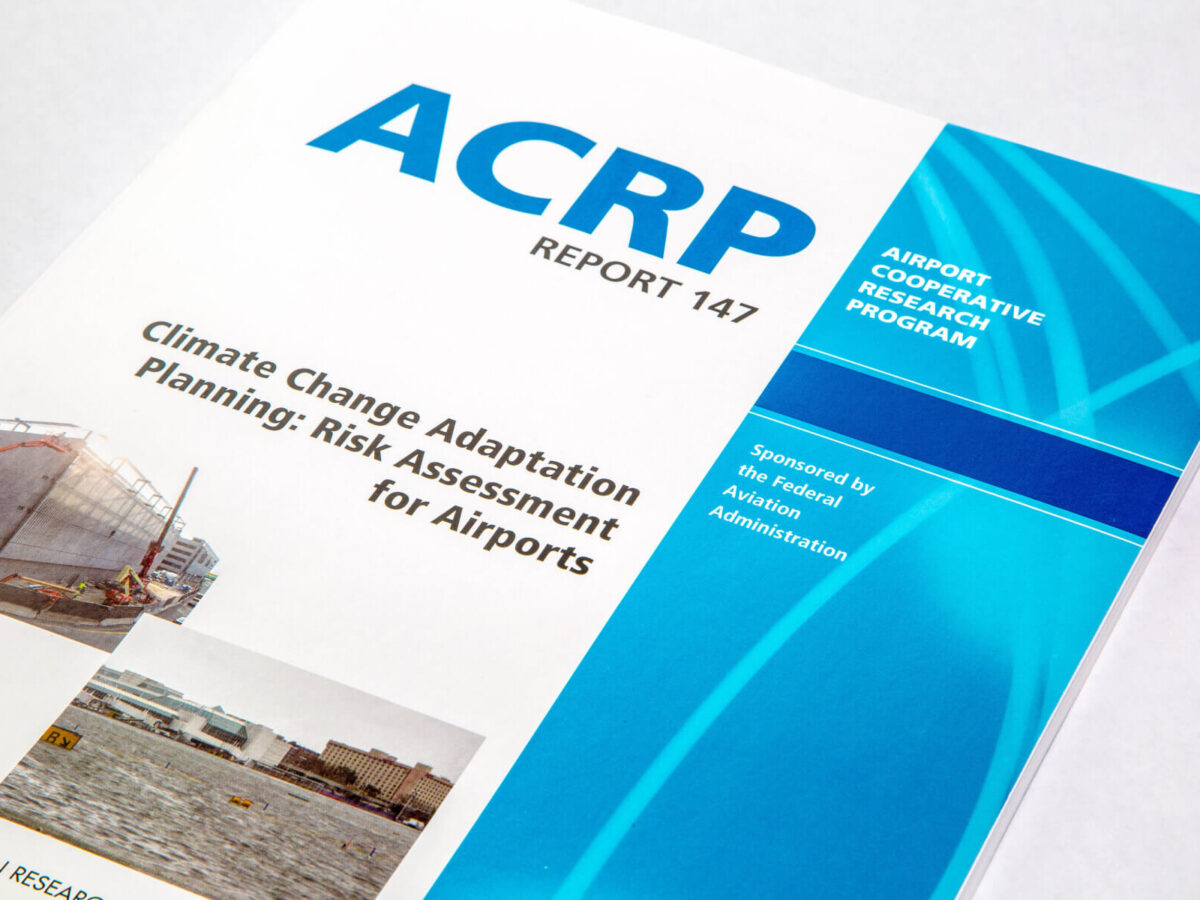 a close up of the cover of ACRP research report 147