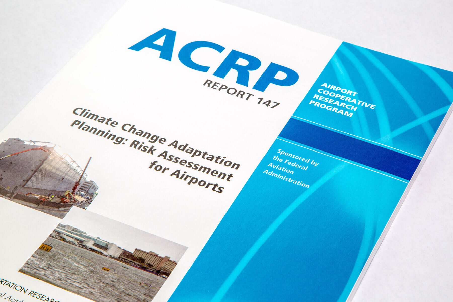 a close up of the cover of ACRP research report 147
