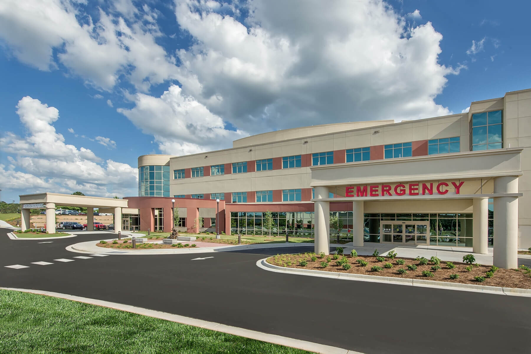 the exterior of the emergency department at Gordon Hospital