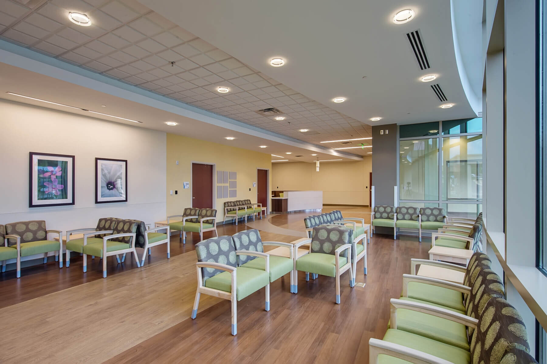 waiting area in the emergency department at Gordon Hospital
