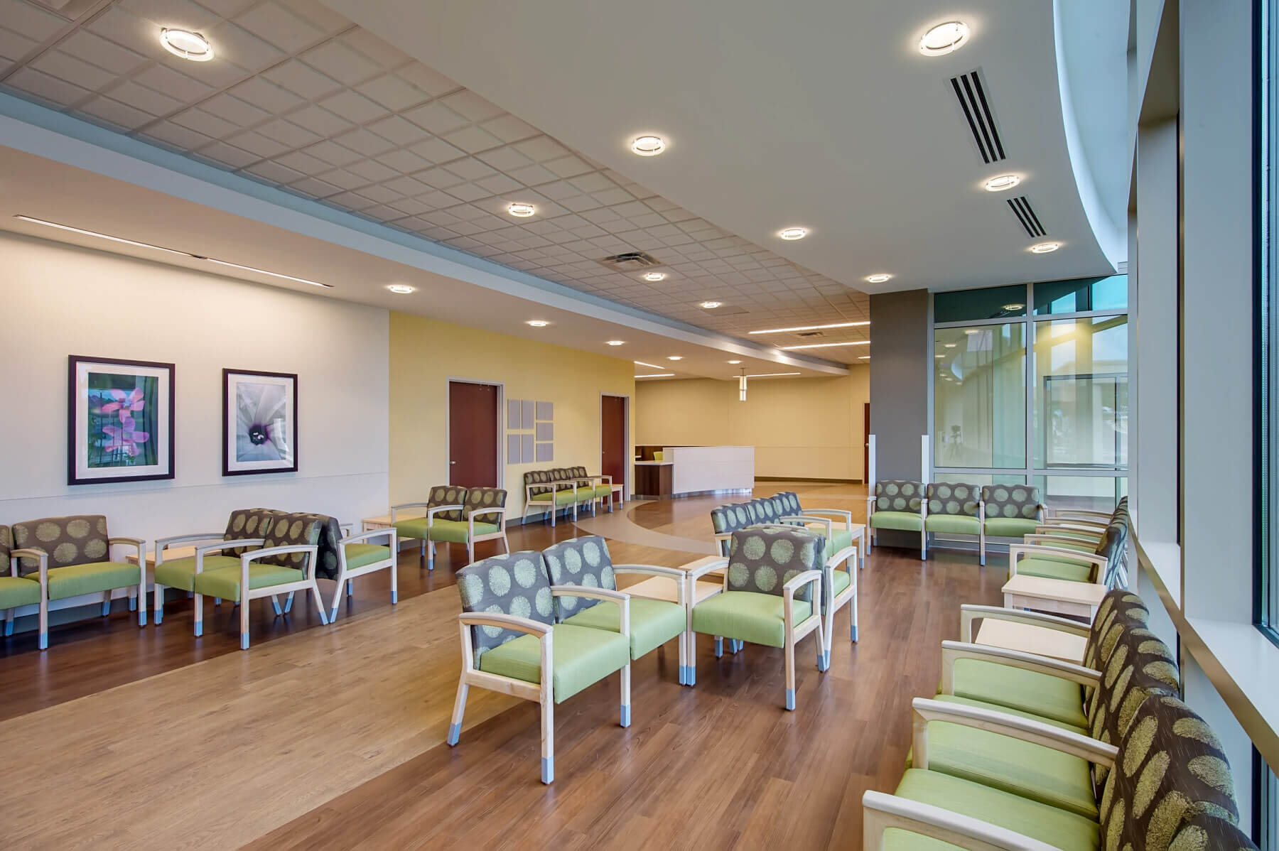 waiting area in the emergency department at Gordon Hospital