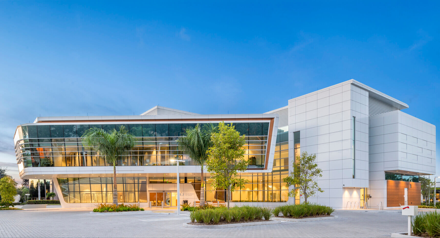 the exterior of Bascom Palmer Eye Institute