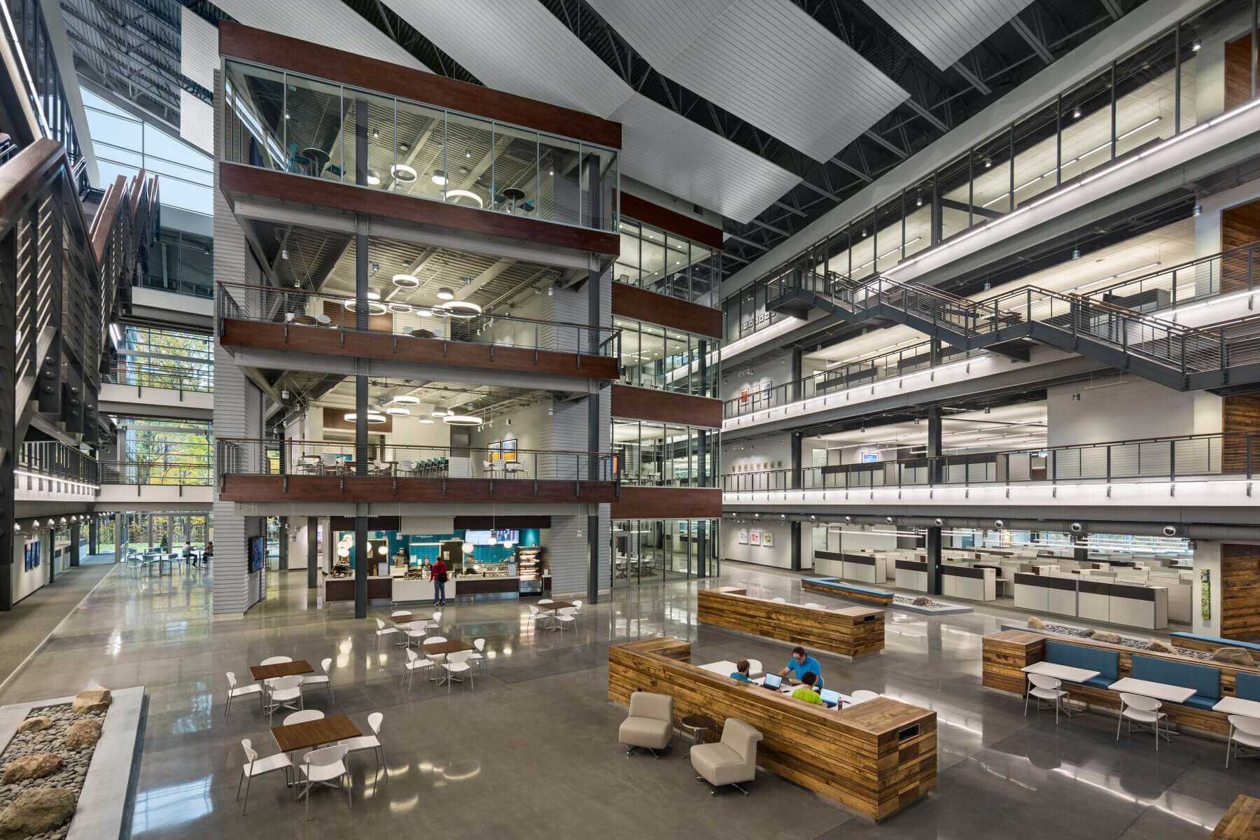 Atrium at Jackson National home office