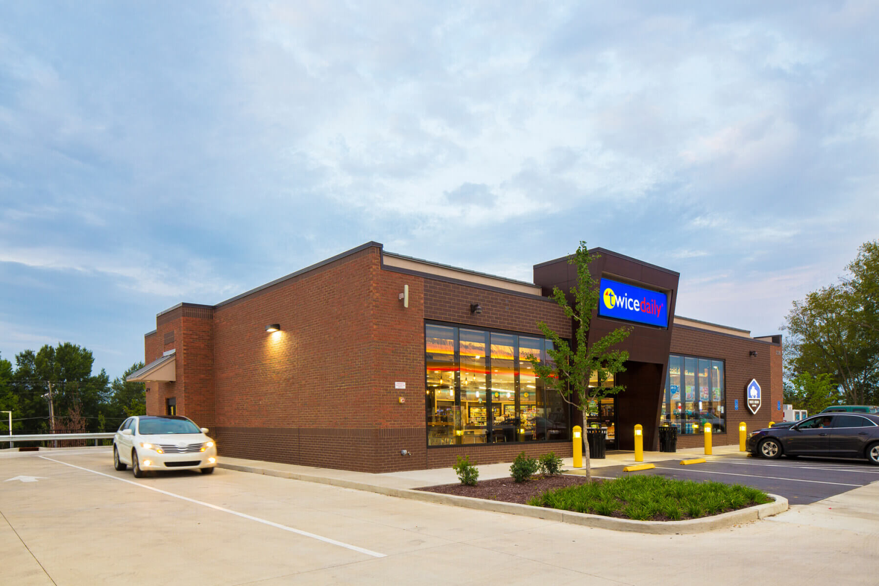 a drive through at a convenience store