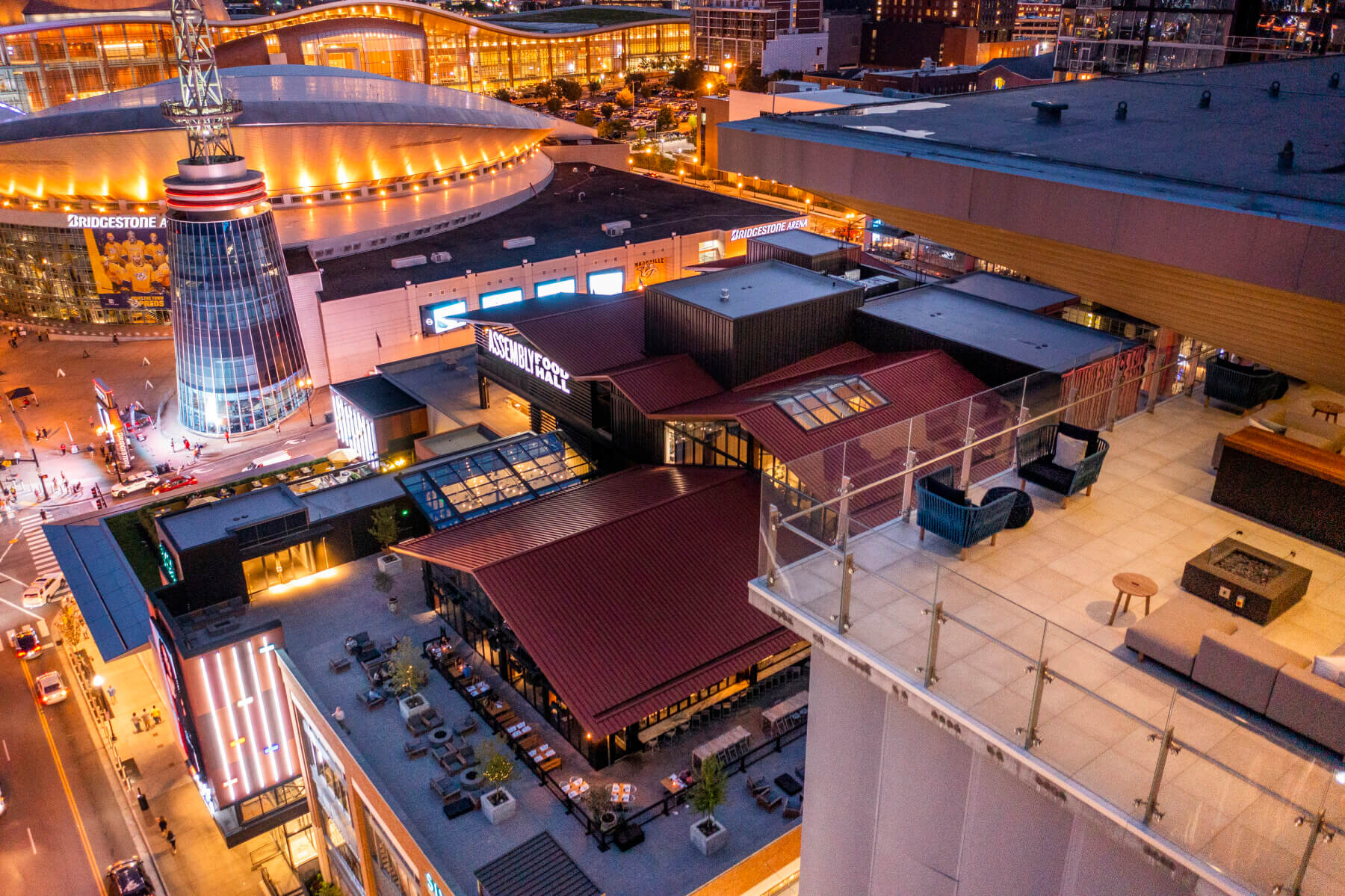 View of rooftop
