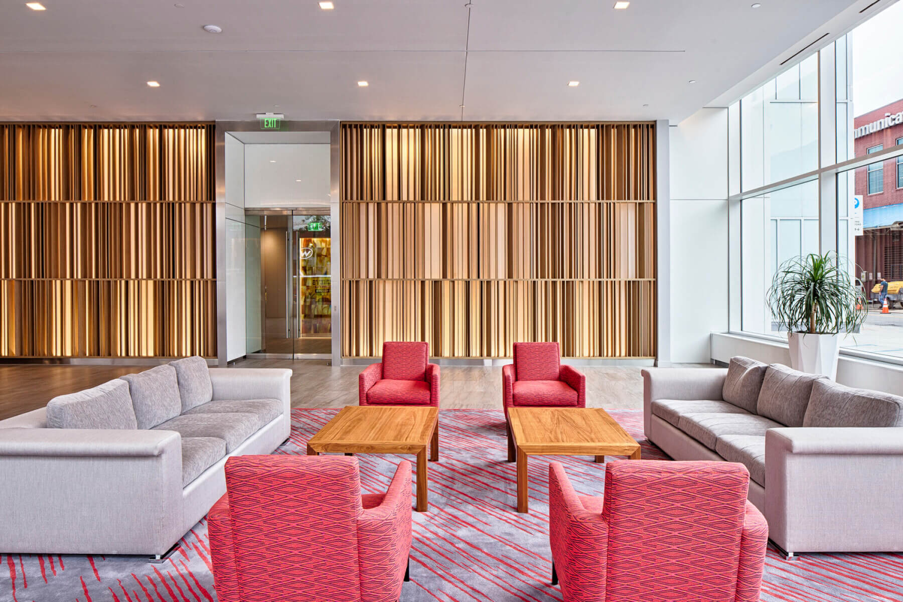 the lobby of the 222 Second Avenue South building