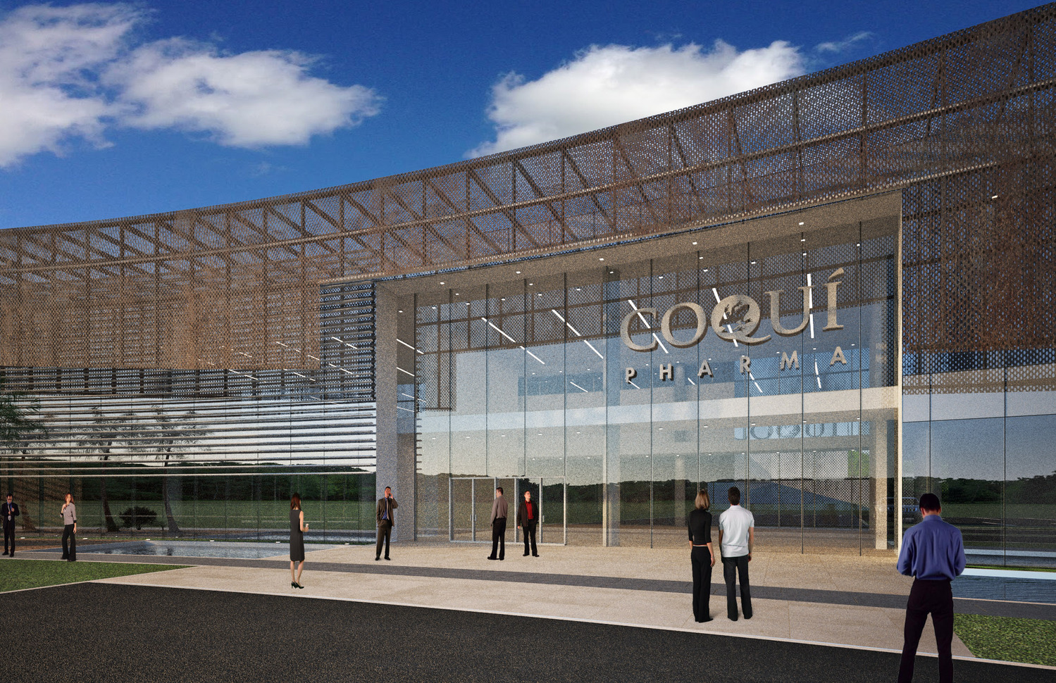 Coqui Pharma radioisotope production facility rendering