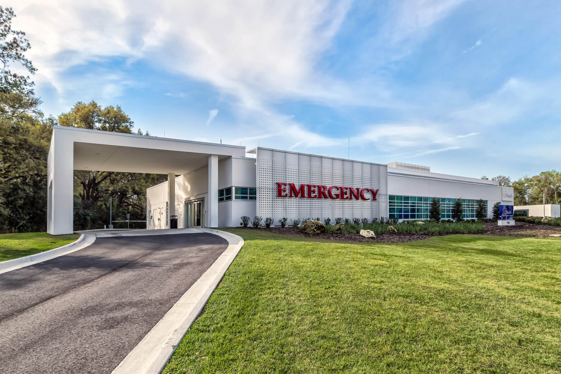 exterior emergency signage