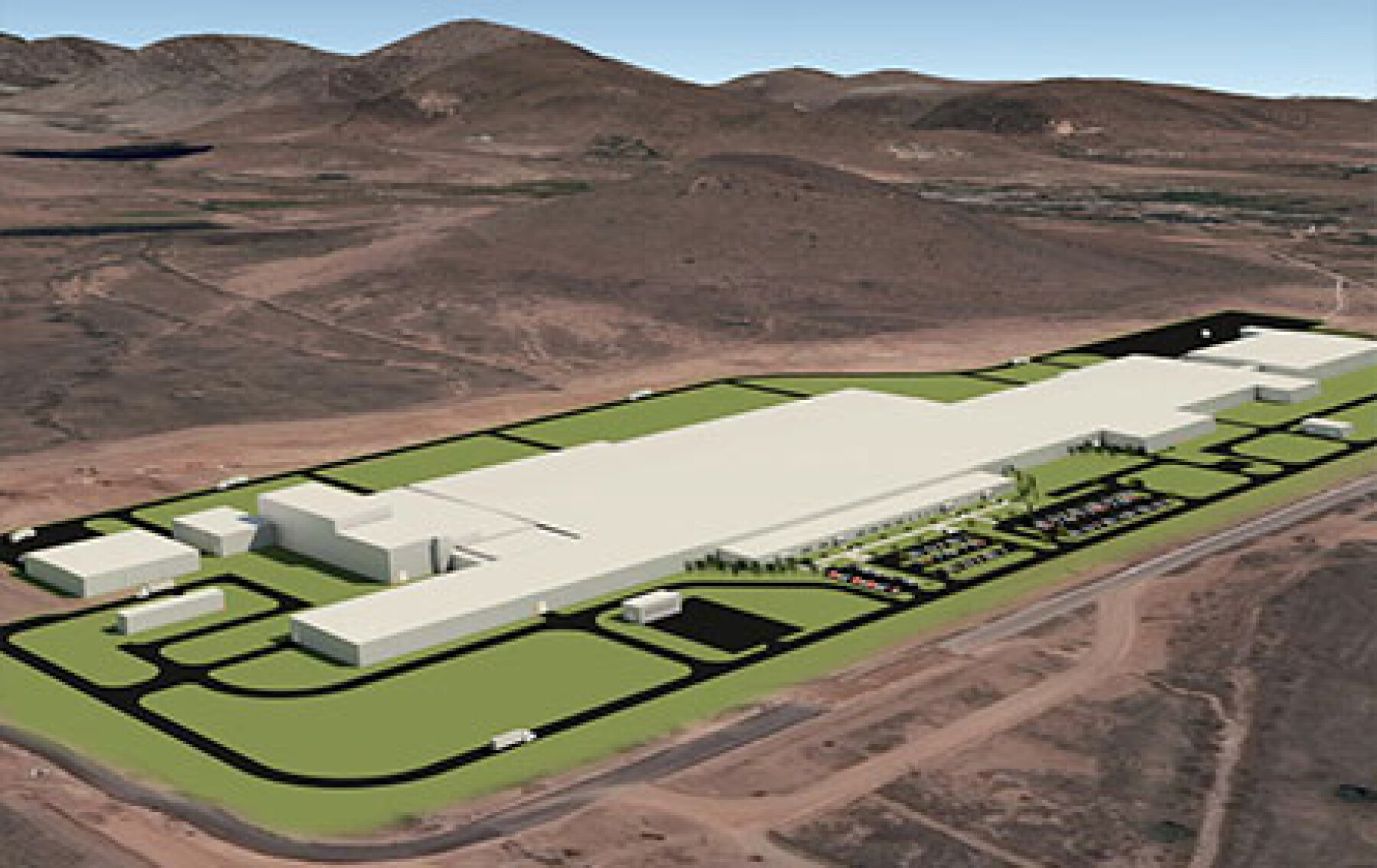 Confidential tire plant rendering