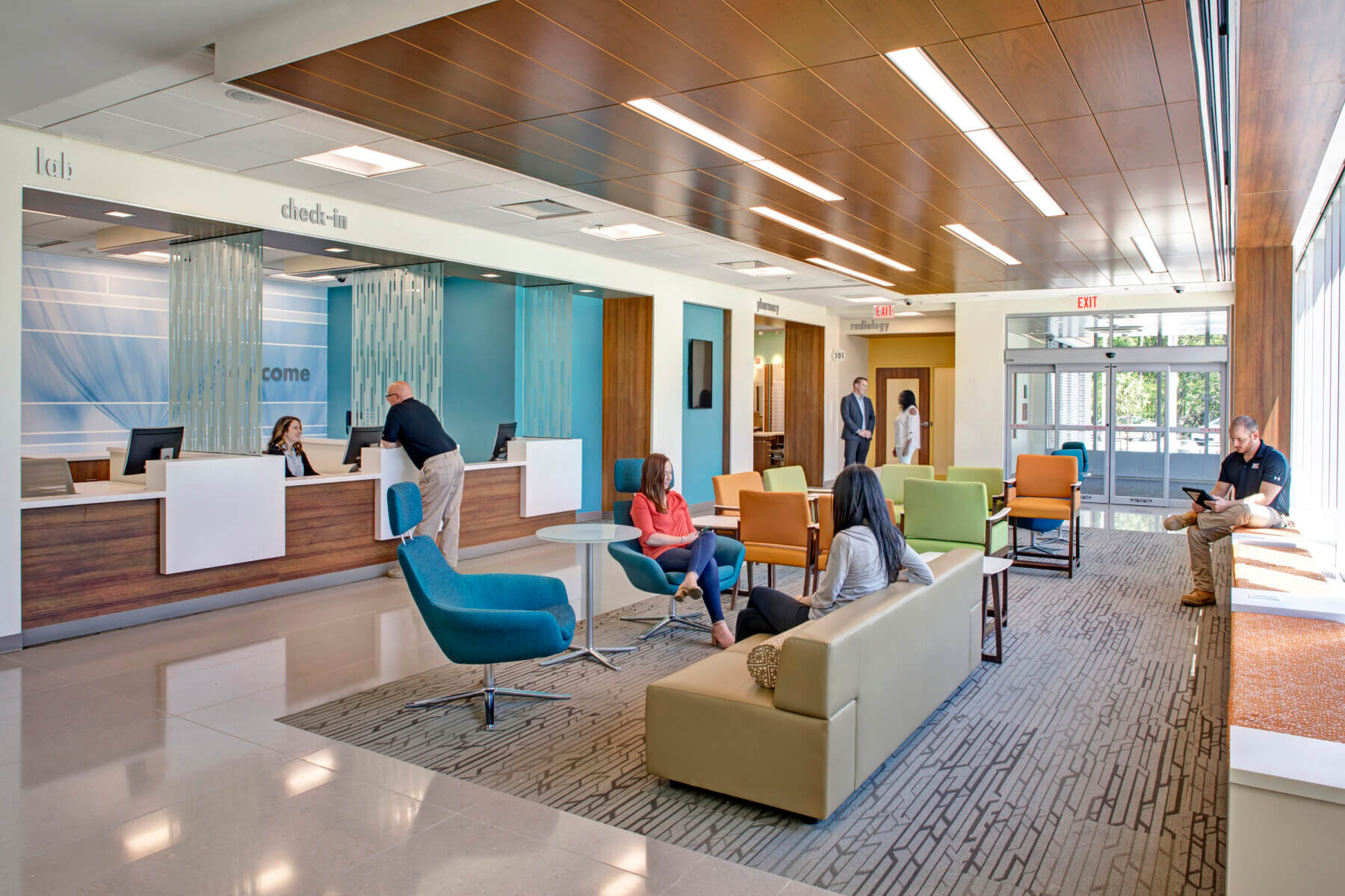 lobby and check in area