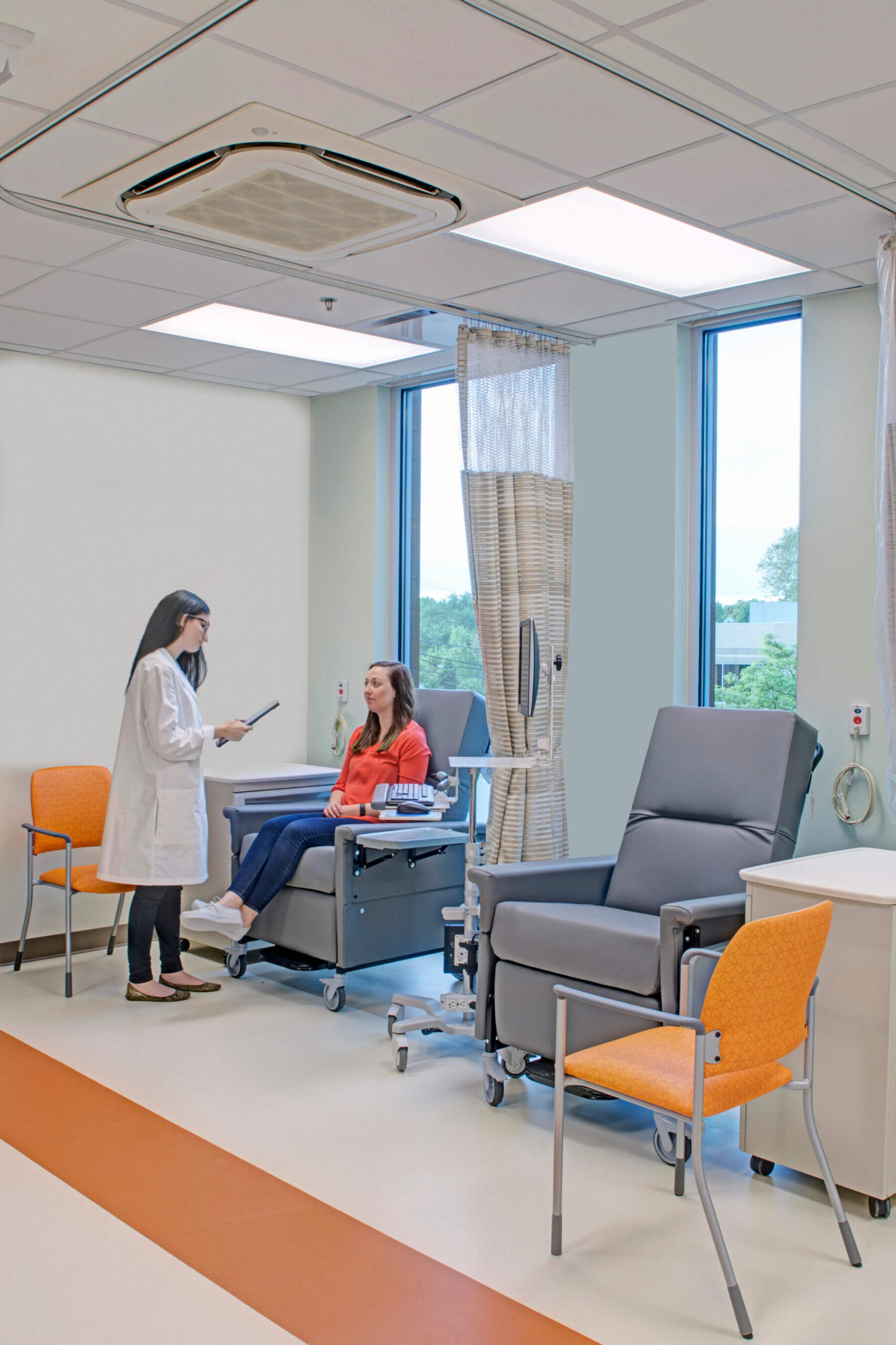 oncology treatment area