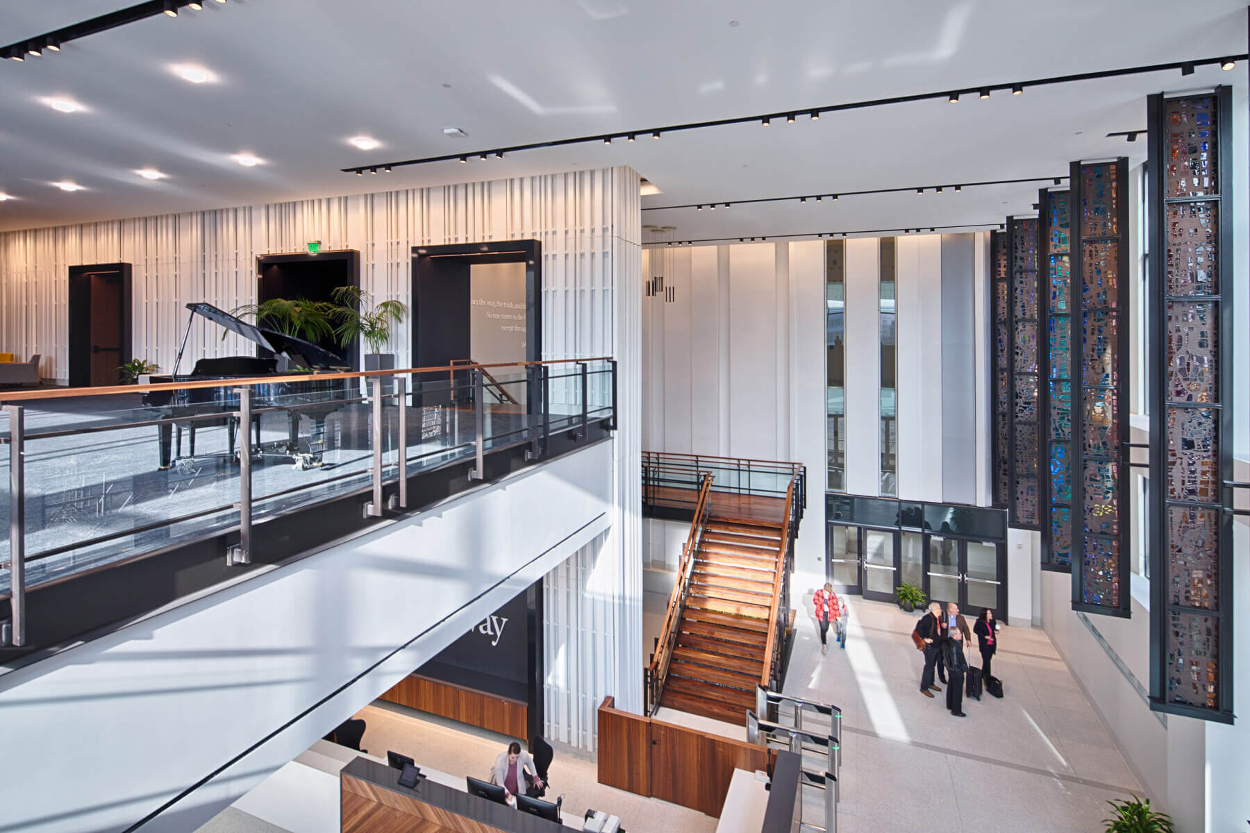 A shot of the lobby at the LifeWay Christian Resources building
