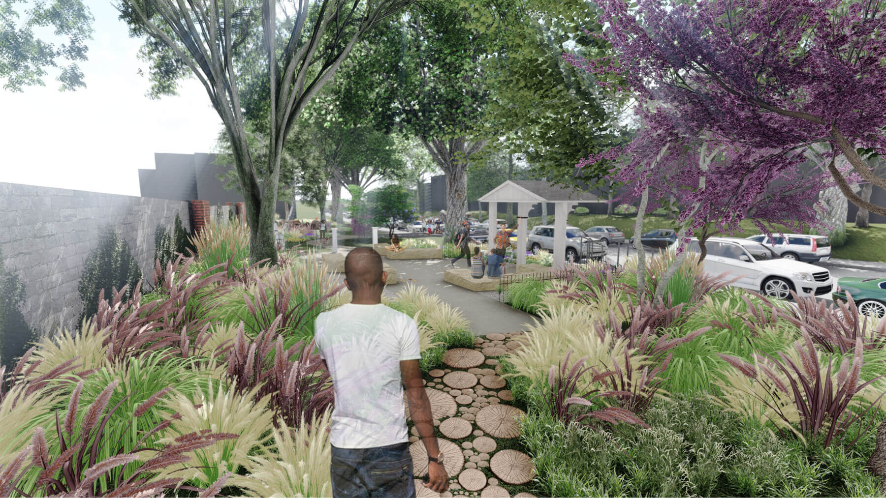 Rendering of the Beechwood Park Master Plan
