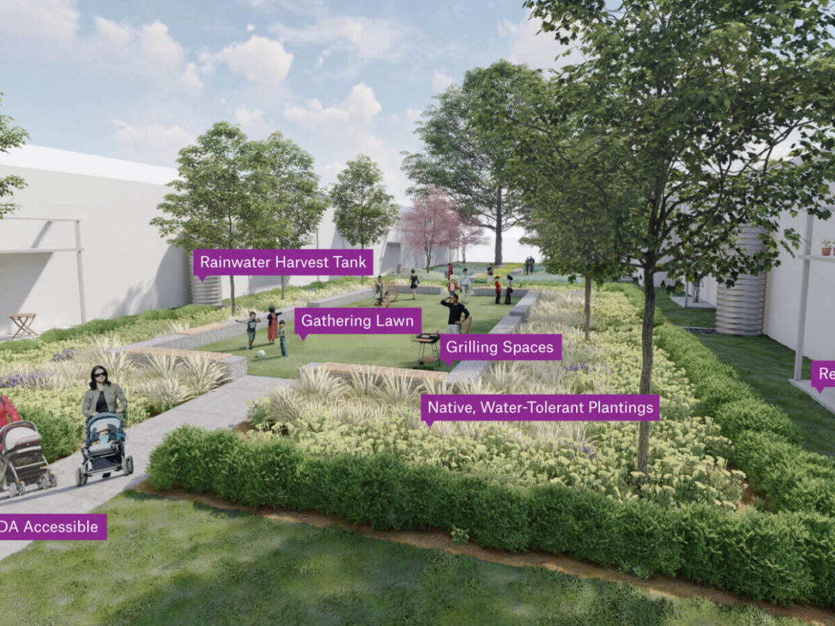 Labeled rendering based on the stormwater manual