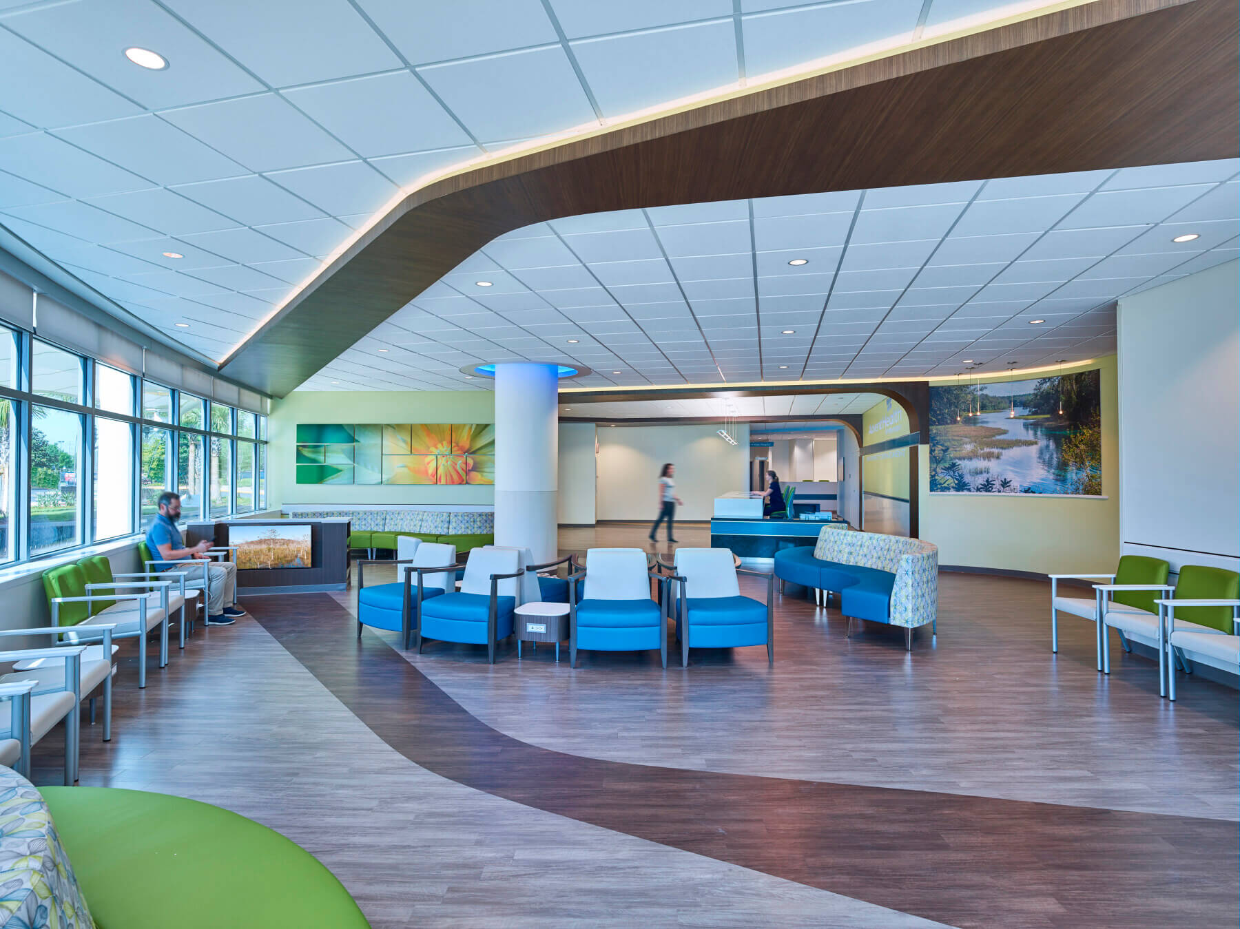 waiting room in a hospital