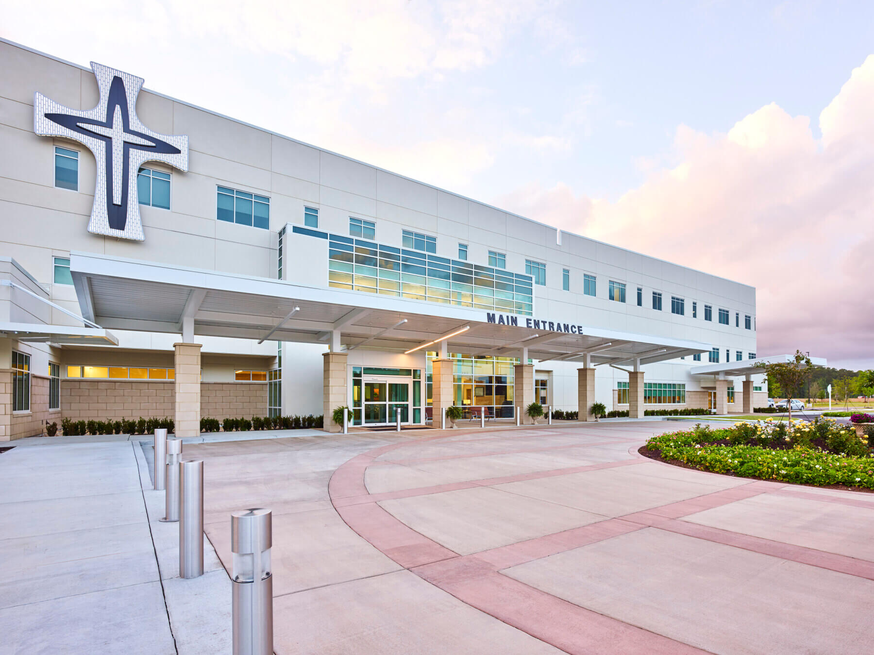 exterior at dusk