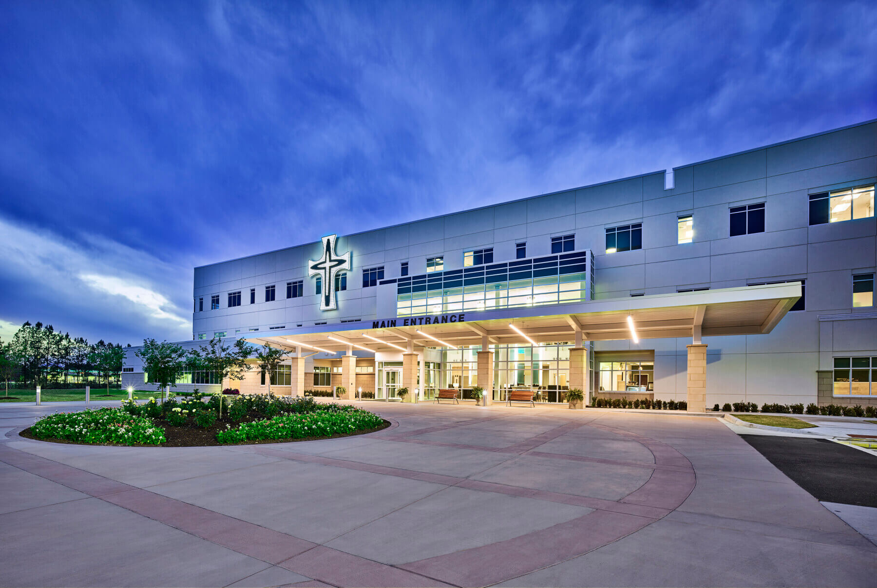 exterior at night