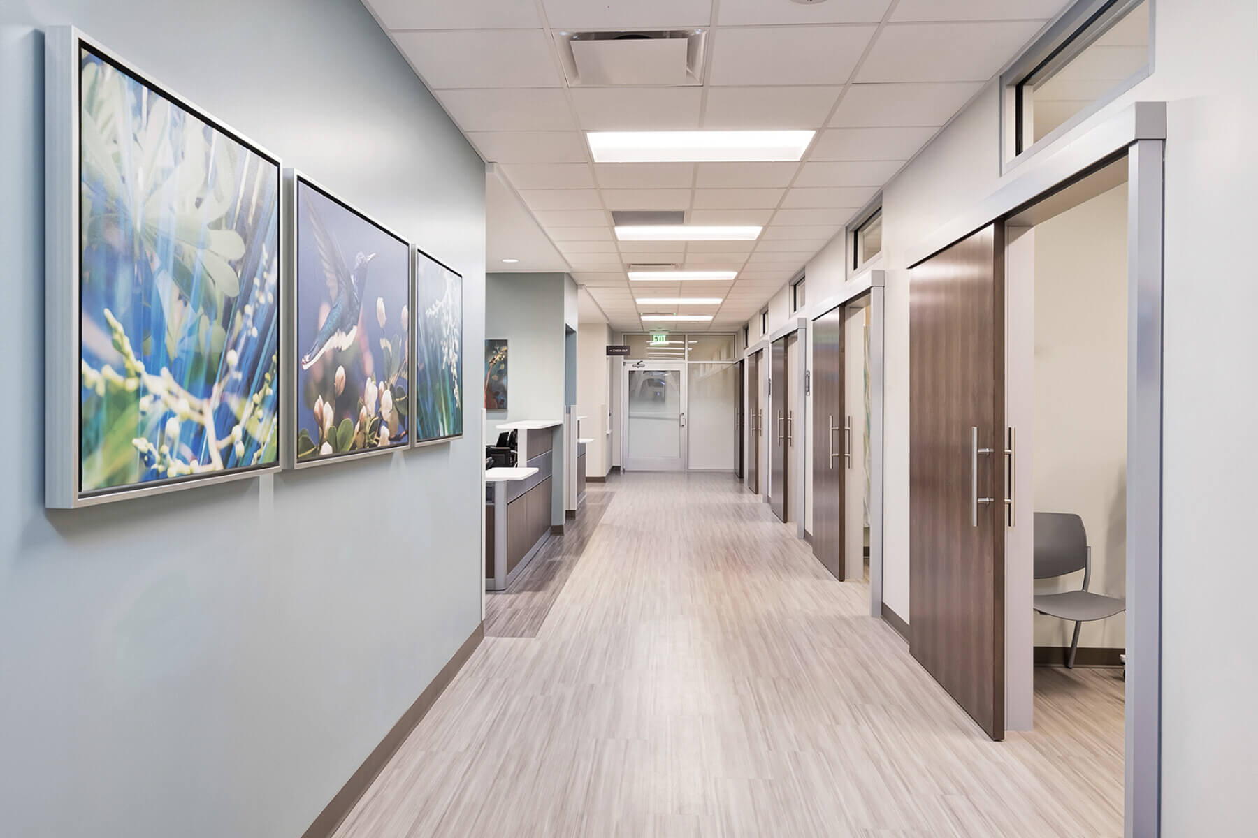 exam room hallway