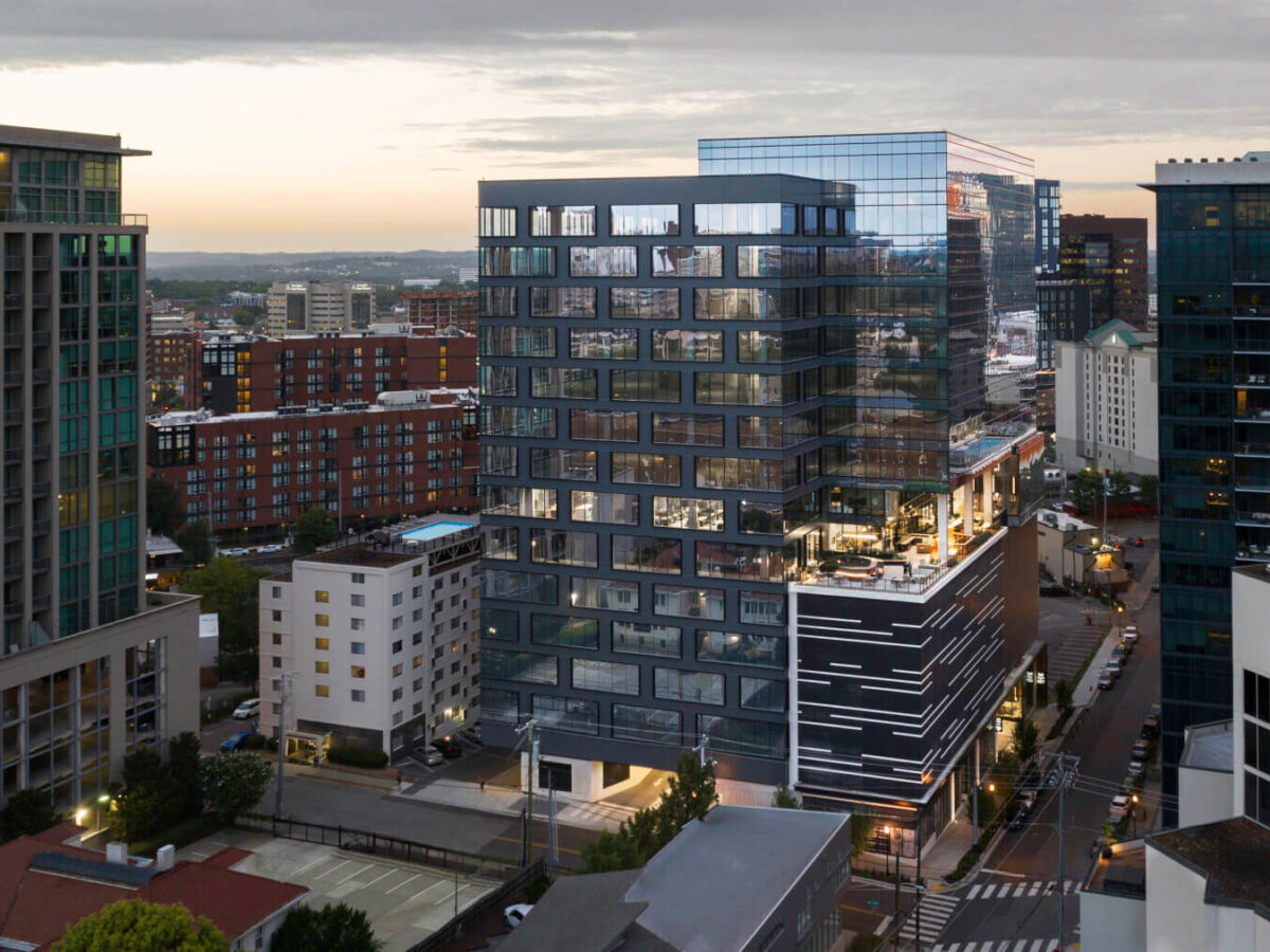 Moore Building aerial