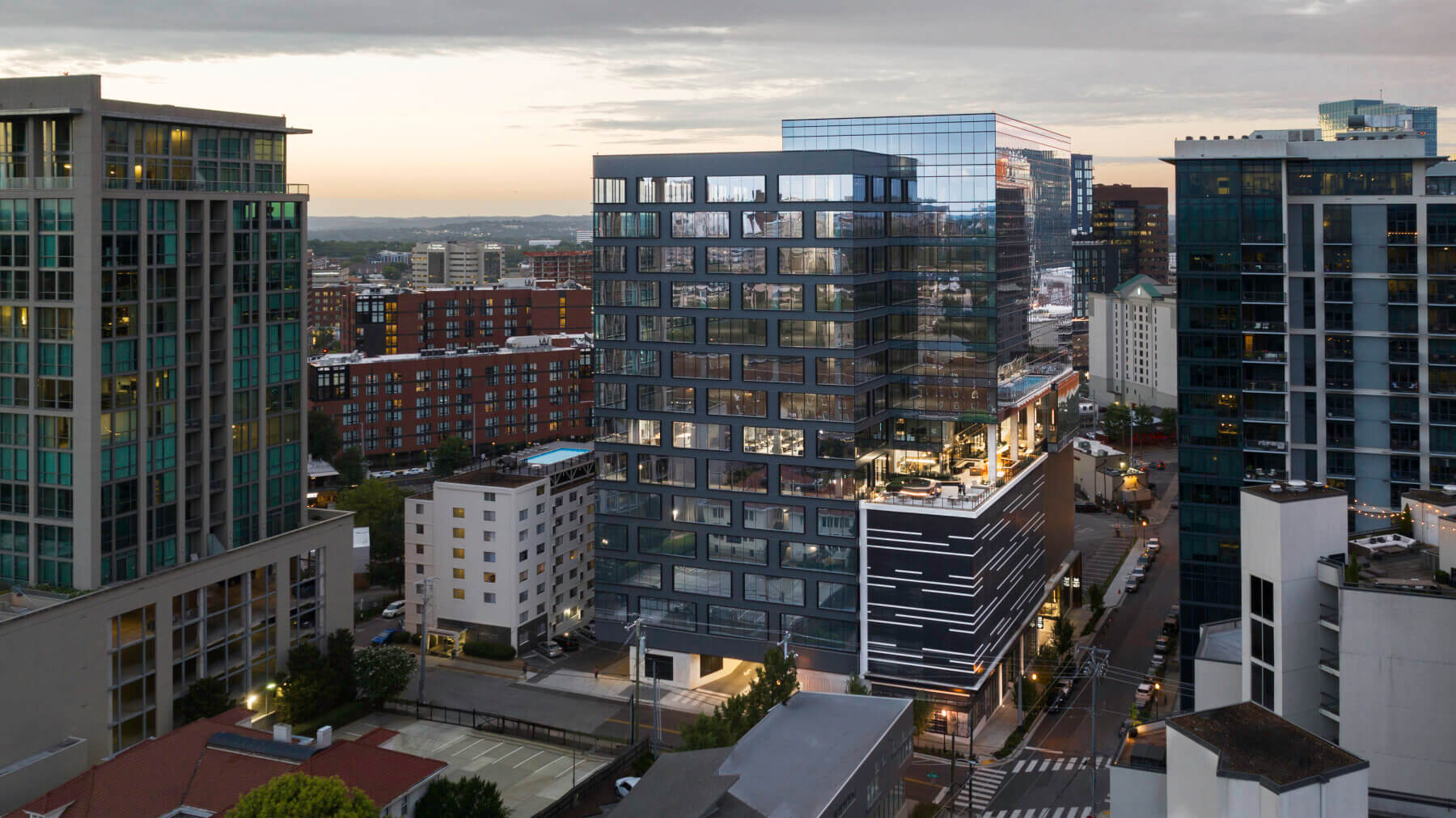 Moore Building aerial