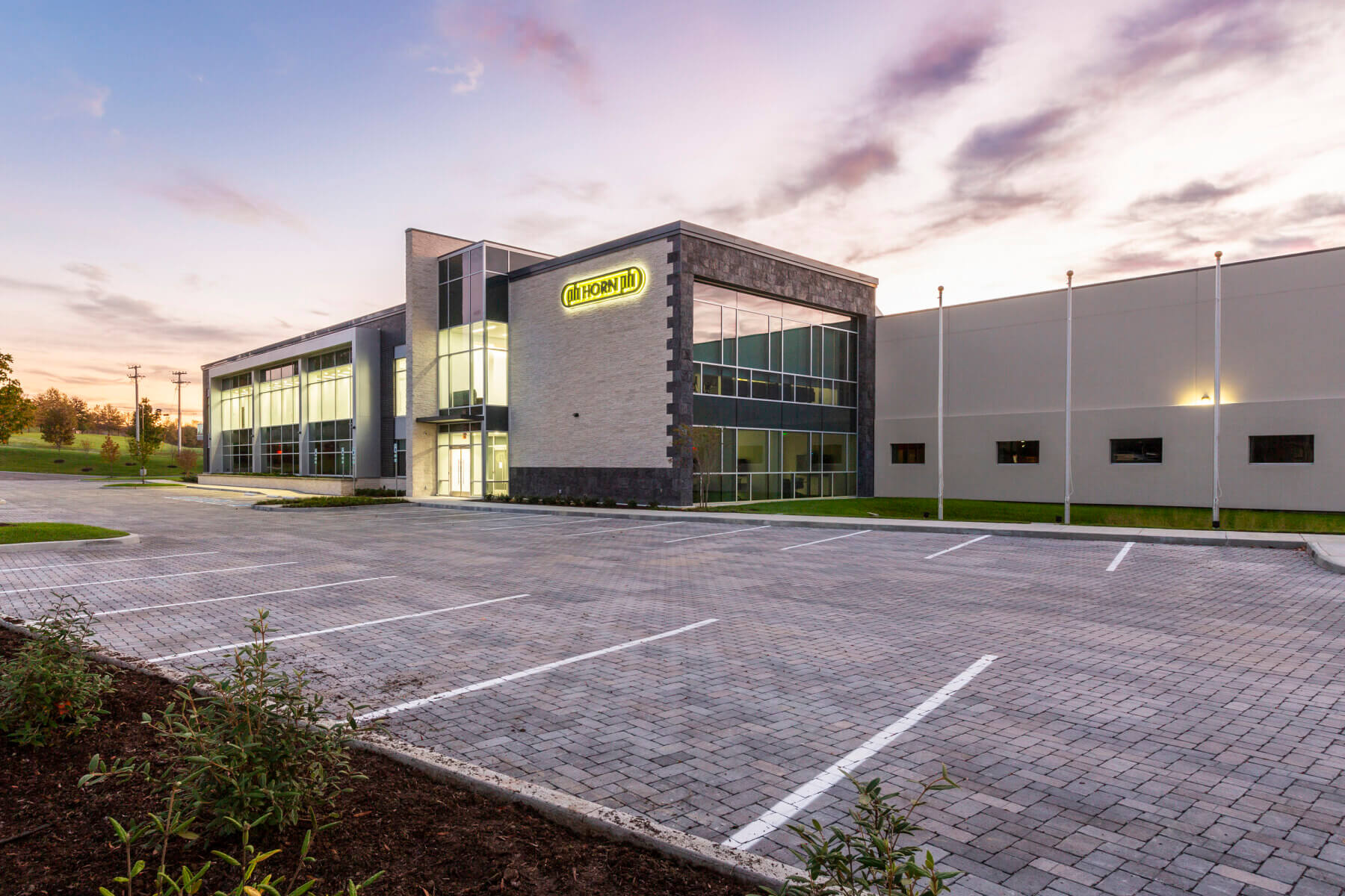 an exterior photo of the Horn USA North American Headquarters