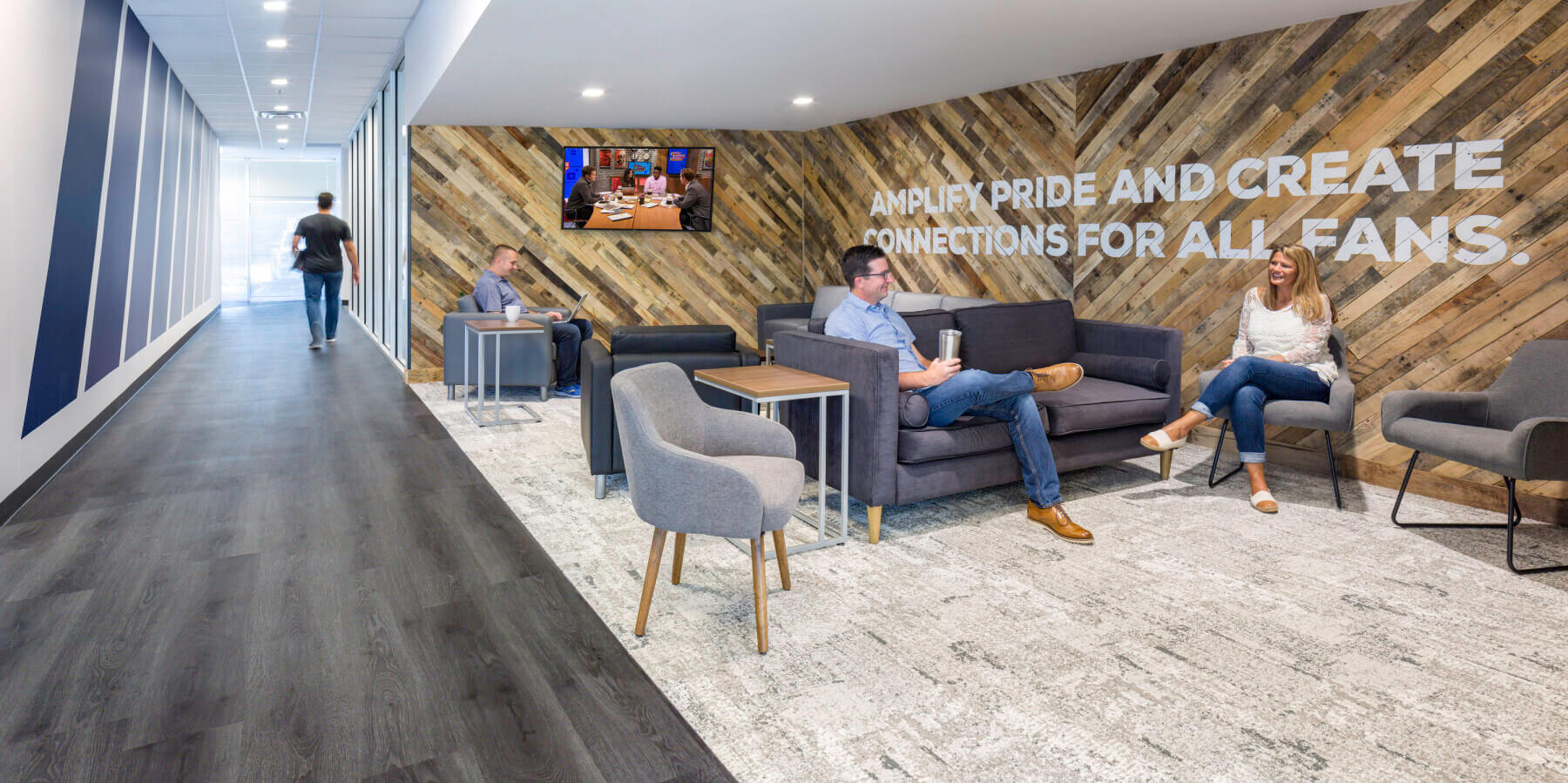 Fanatics office collaboration areas