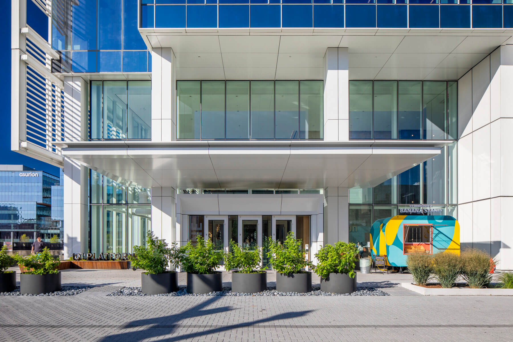 The exterior of 101 Platform Way