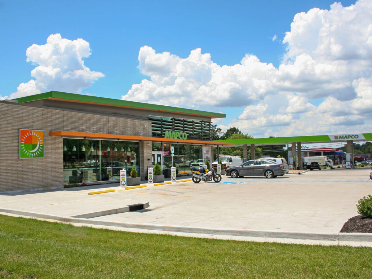 a Mapco store exterior