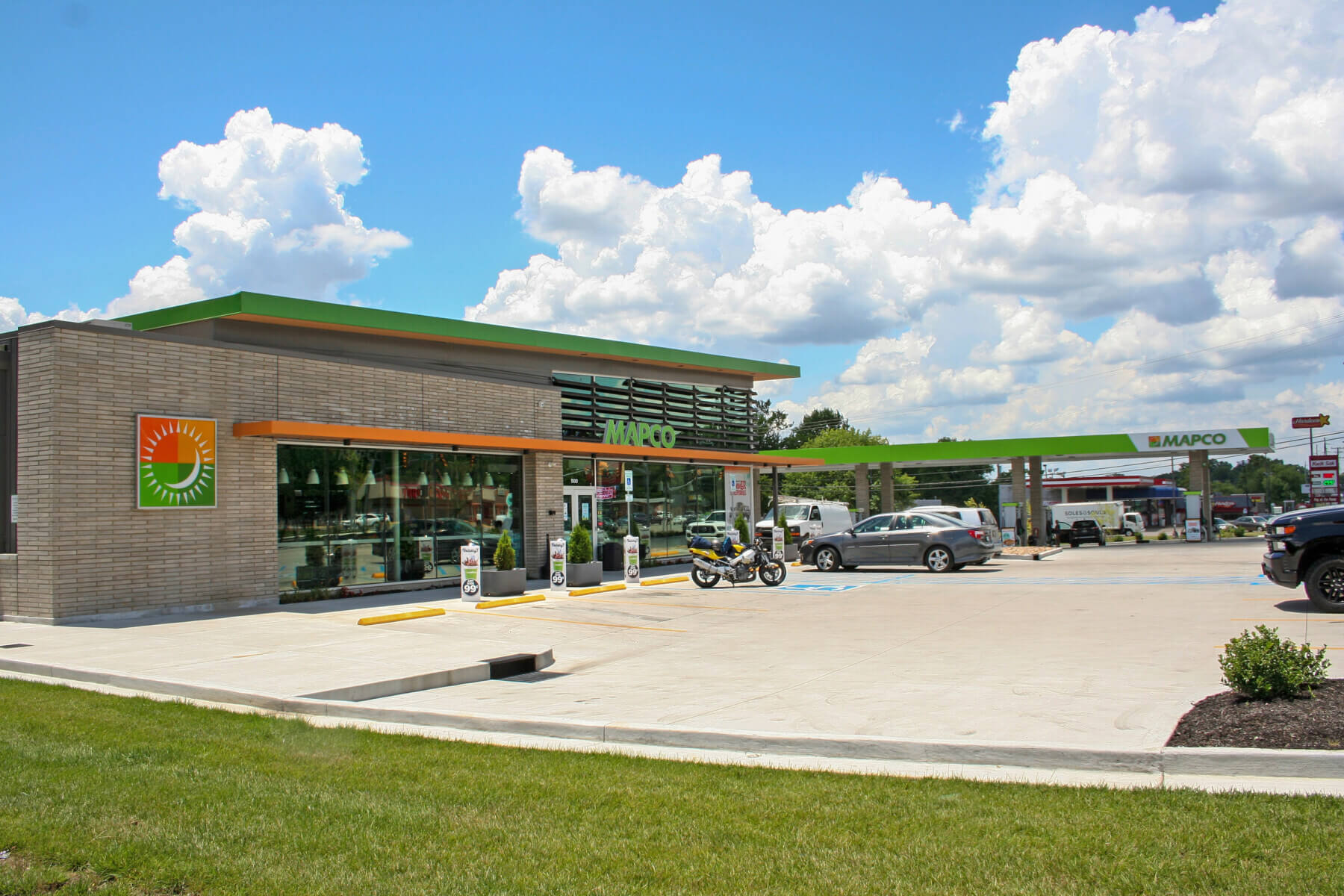 a Mapco store exterior