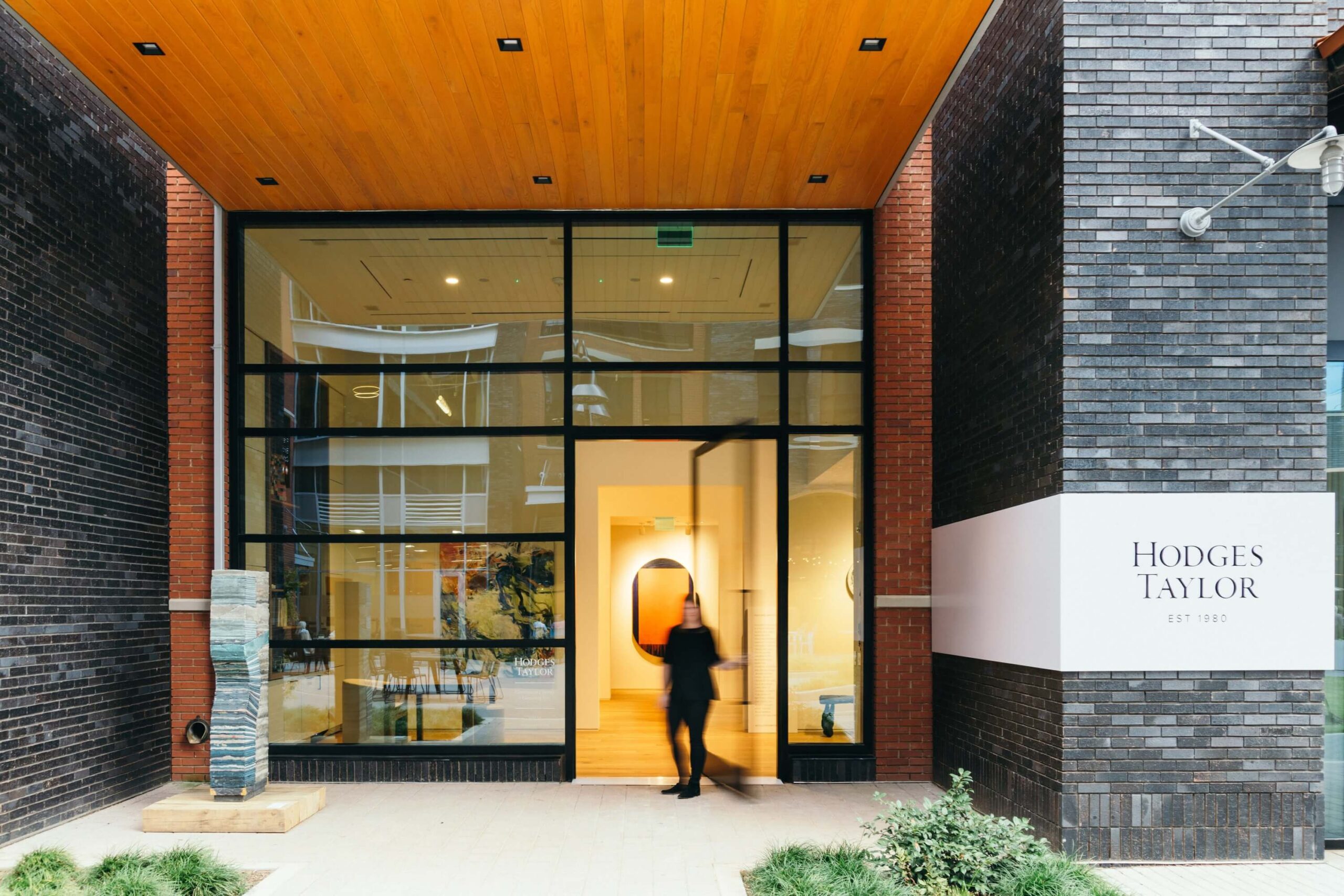 The entrance to Hodges Taylor Art Gallery