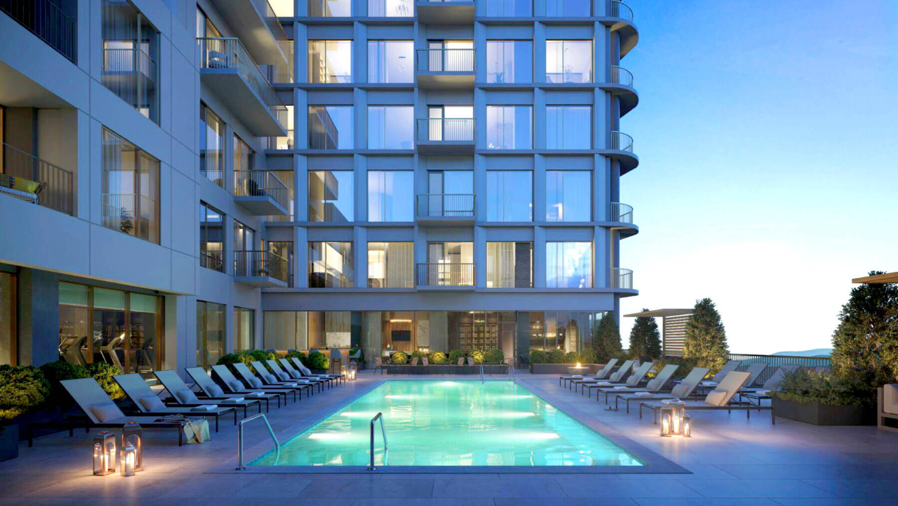 Interior rendering of Eden House