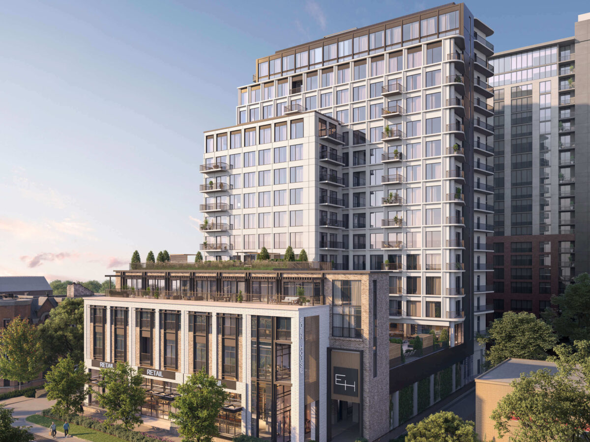 Exterior rendering of Eden House