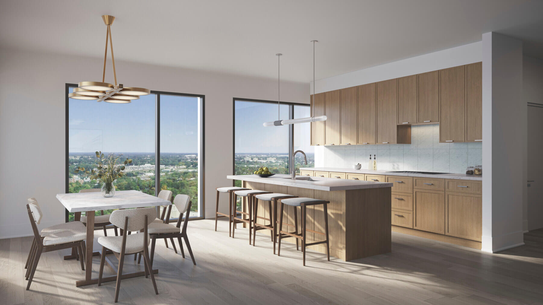 Interior rendering of Eden House