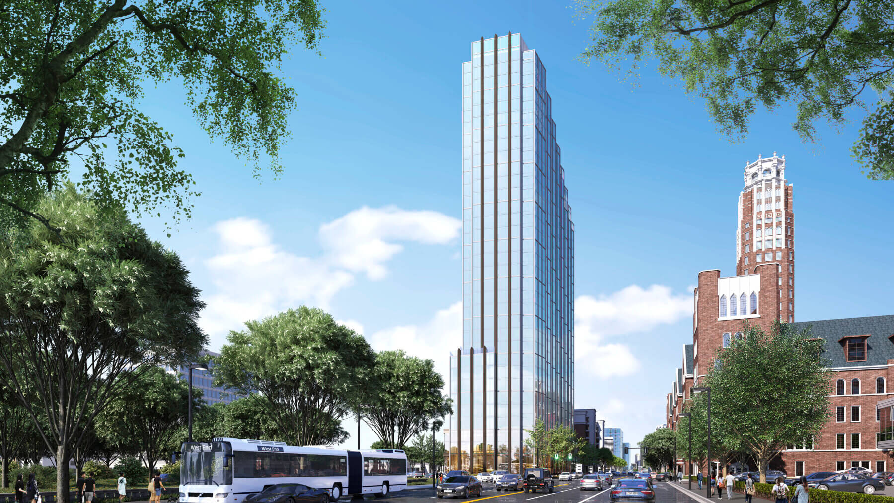 Exterior rendering of The Sinclair